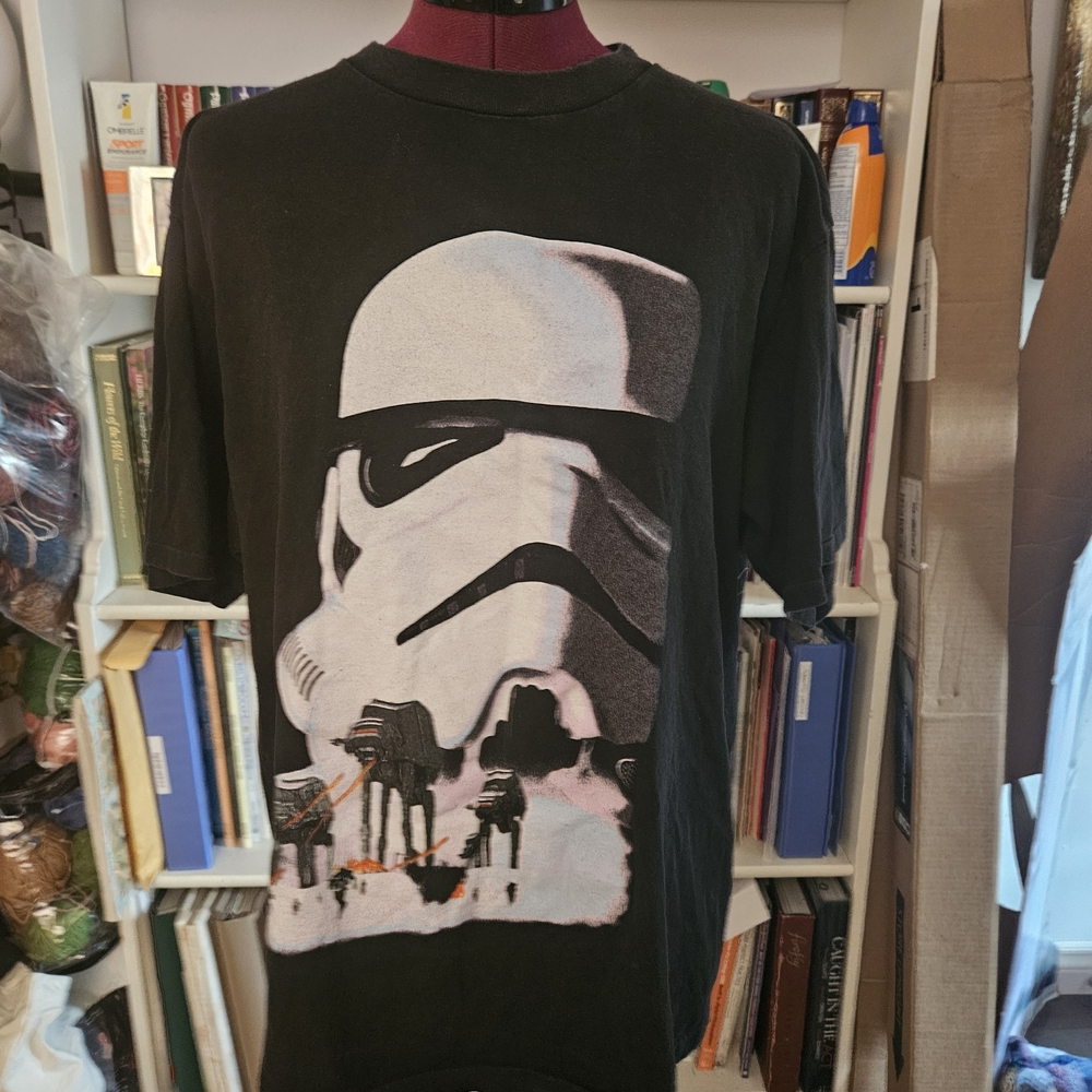 Vintage Black Star Wars Stormtrooper T-Shirt